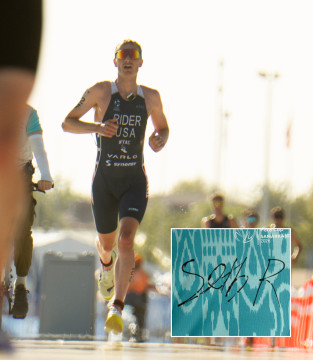 T-shirt signed by Seth Rider World Triathlon Championship Series Samarkand 2026